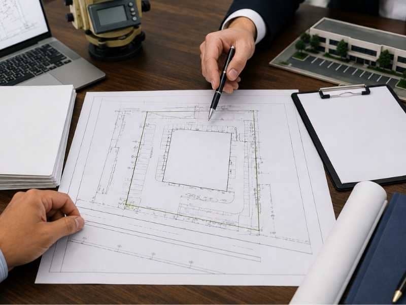 ALTA survey commercial closing Colorado Springs Colorado | Colorado Springs Land Surveying ALTA survey documents and commercial property site plan reviewed for a closing in Colorado Springs, Colorado